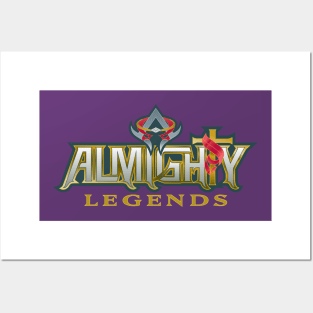 Almighty Legends Logo Posters and Art